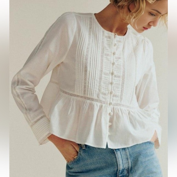 Sezane Tops - SEZANE cotton blouse